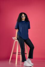 Elite oversize-navy blue - Image 2